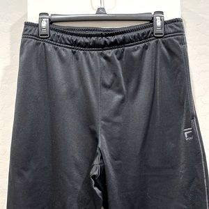 Fila Sport Raven black sweatpants with leg zippers